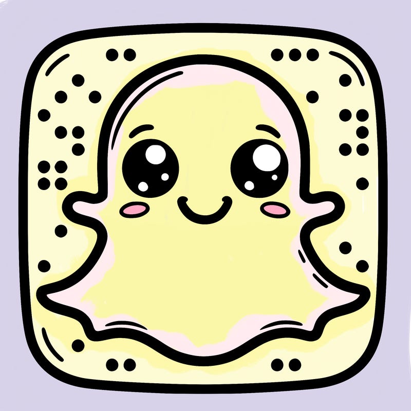 the real snapchat logo
