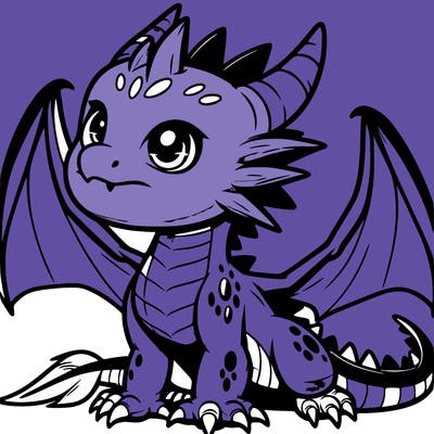 fierce baby night dragon