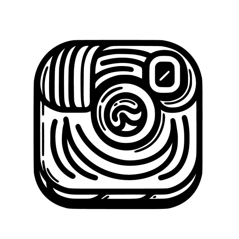 instagram logo outline