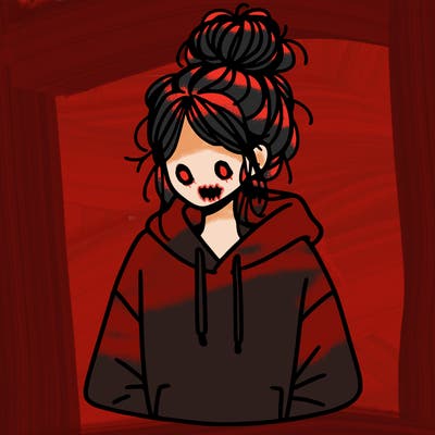 girl with messy hair bun with oversized hoodie