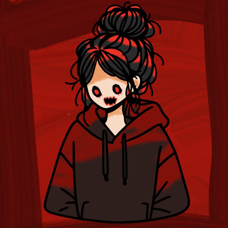 girl with messy hair bun with oversized hoodie