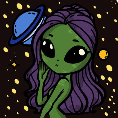 alien girl