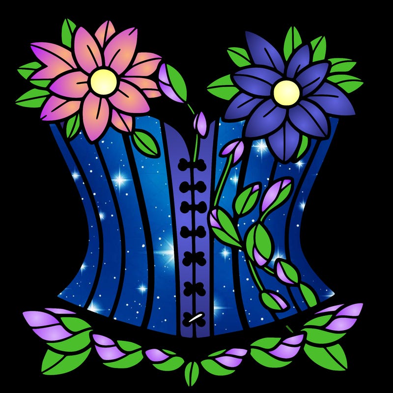 flower corset