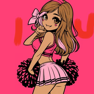 realistic cheerleader