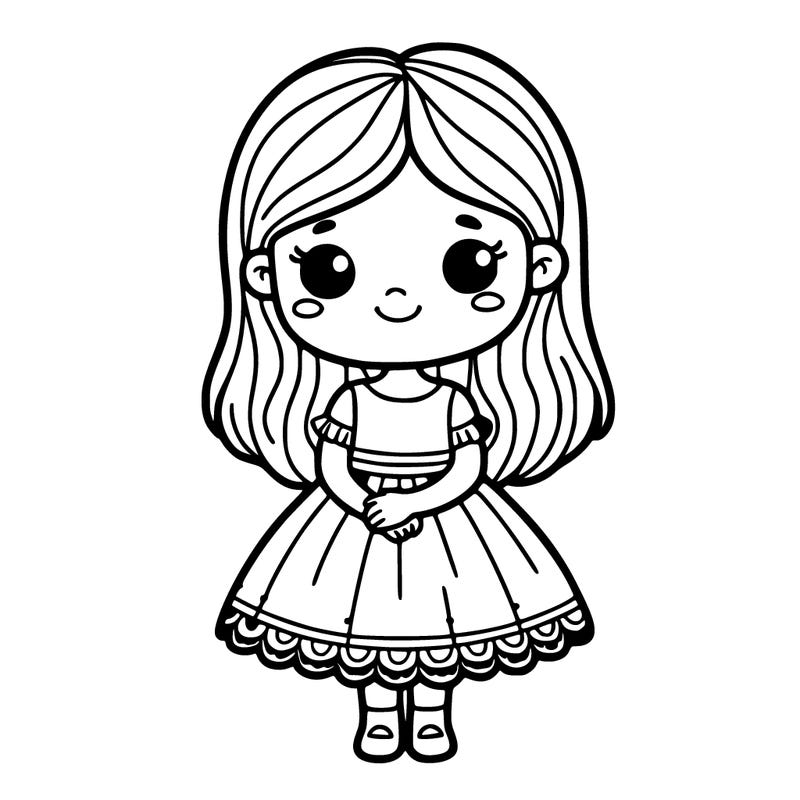 girl in dress
