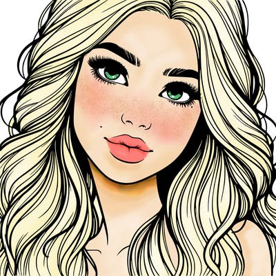 beautiful realistic girl