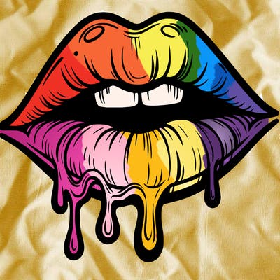 lips that look realistic and drip