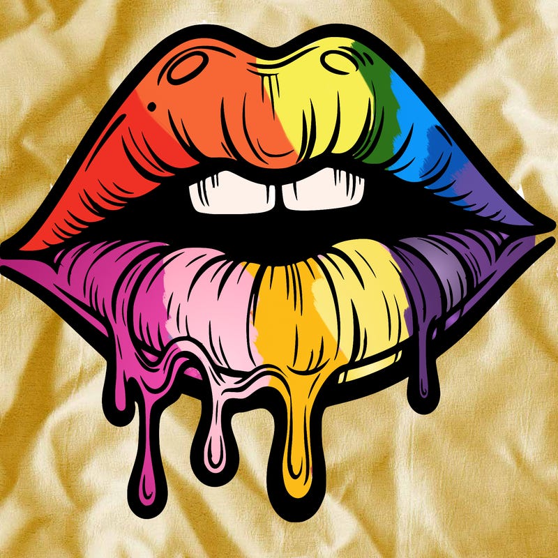 lips that look realistic and drip