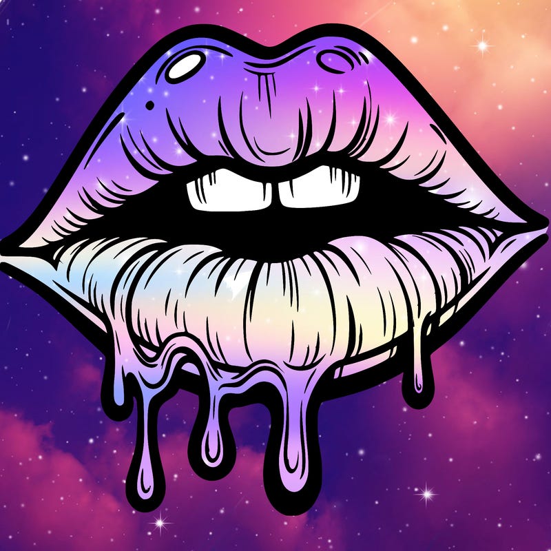 lips that look realistic and drip