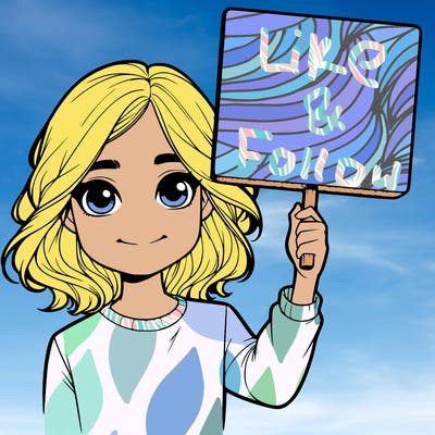 realistic girl holding up a sign