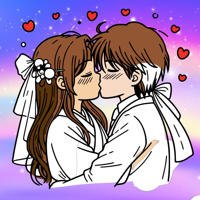 kissing