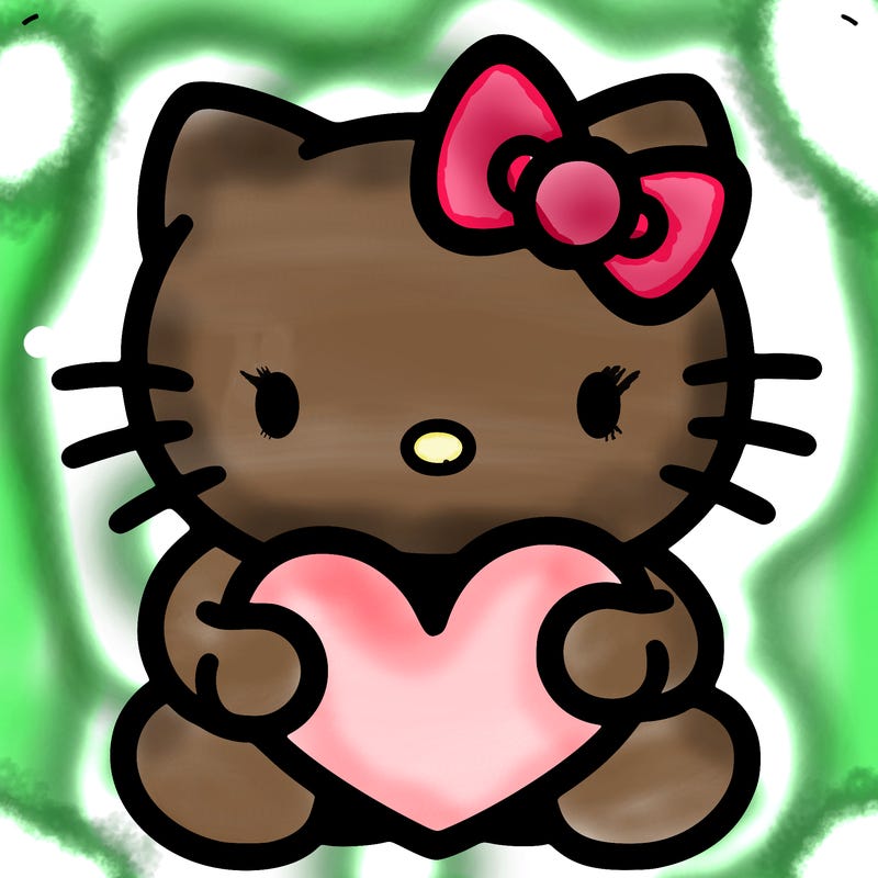 hello kitty with heart
