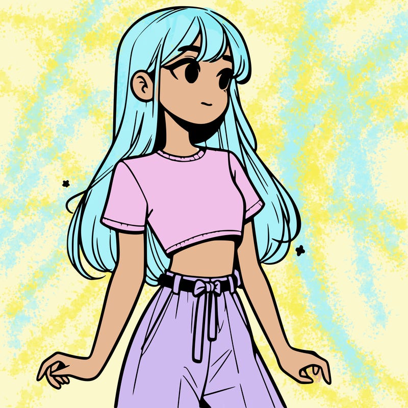 girl in a cute crop top