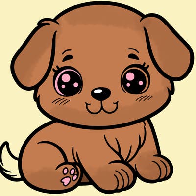 a cute puppy