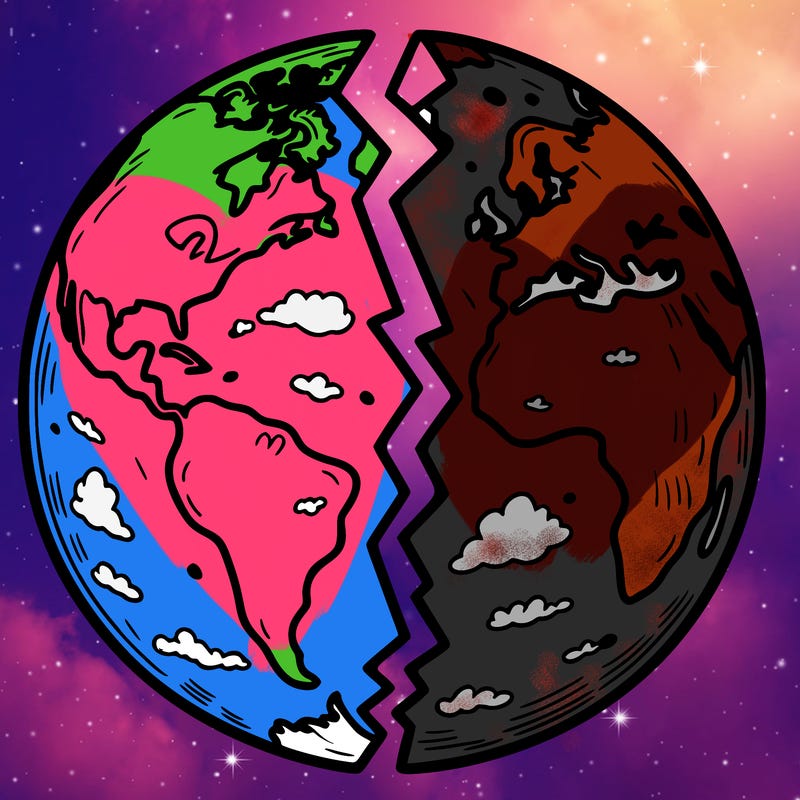 earth split