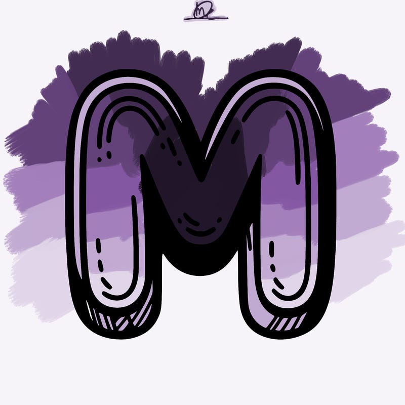 m