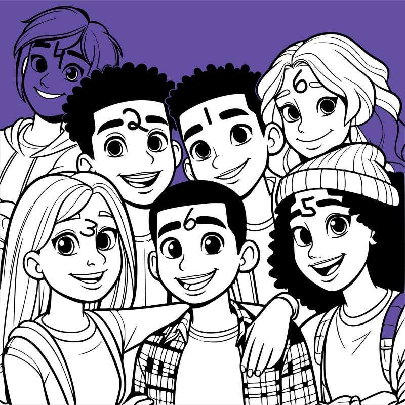 a mixed friend group