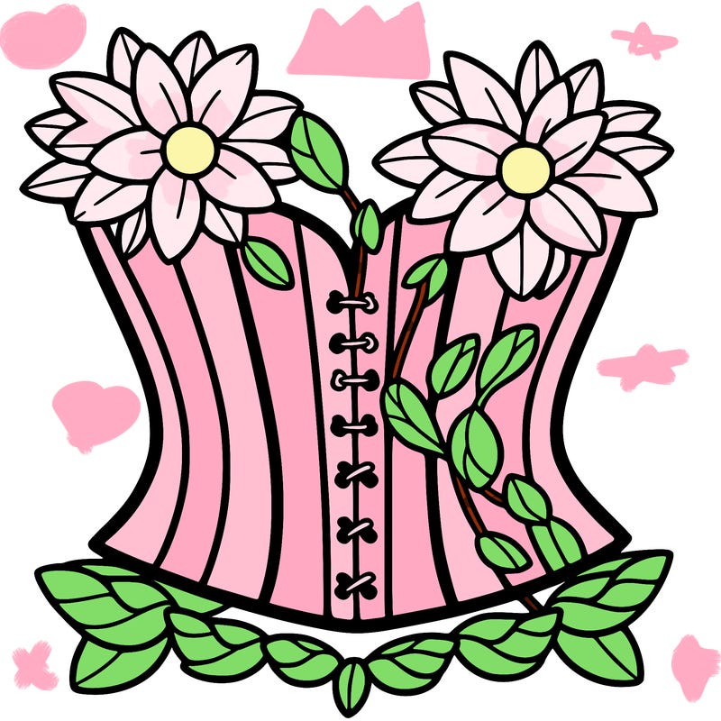 flower corset