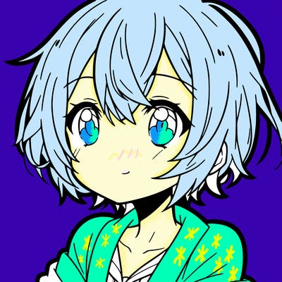 anime girl with short hair