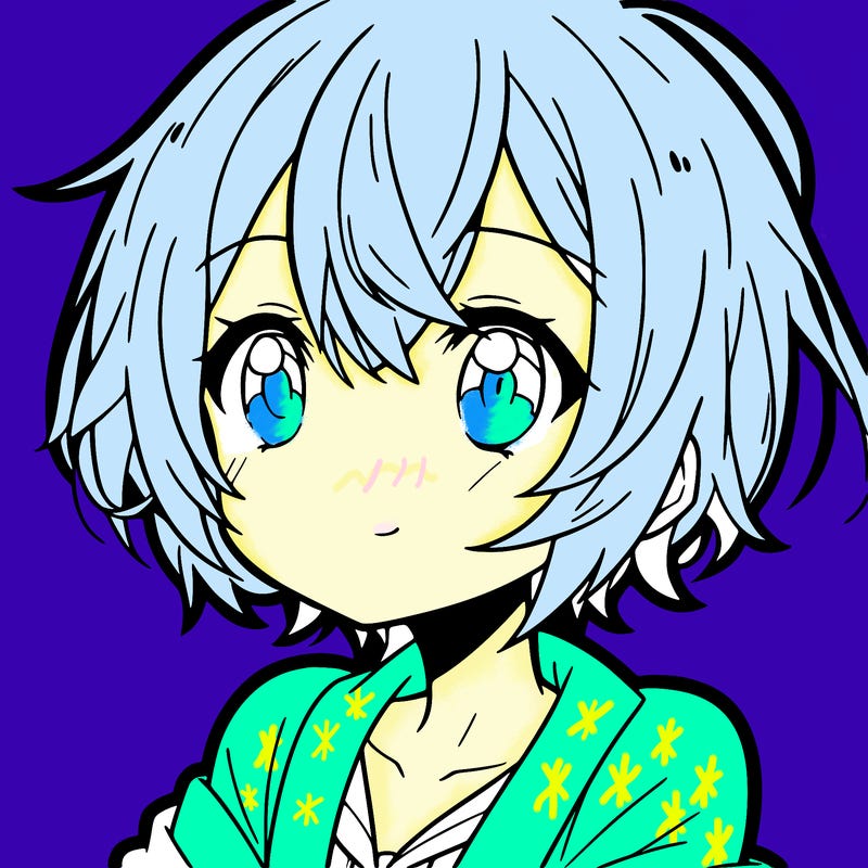 anime girl with short hair