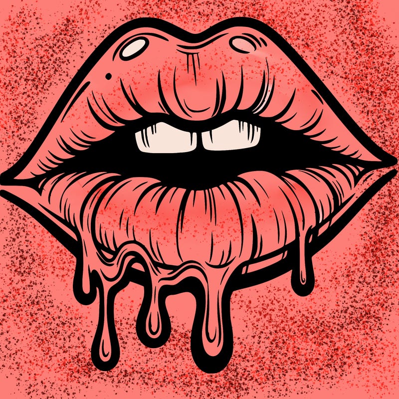 lips that look realistic and drip
