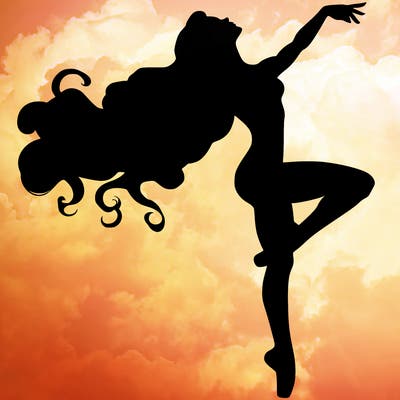 realistic woman dancer