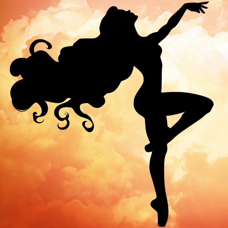 realistic woman dancer
