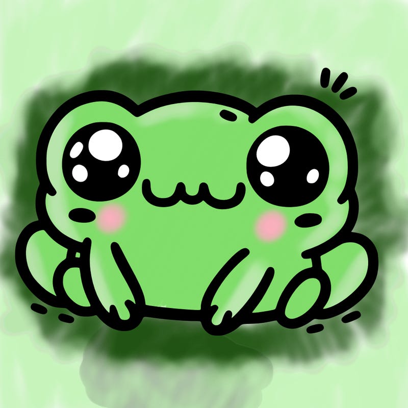 kawaii frog