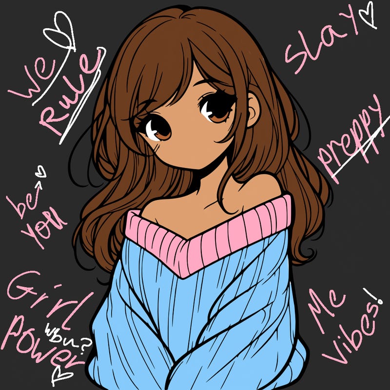 shy pretty girl wearing a sweater that is falling off one shoulder portrait