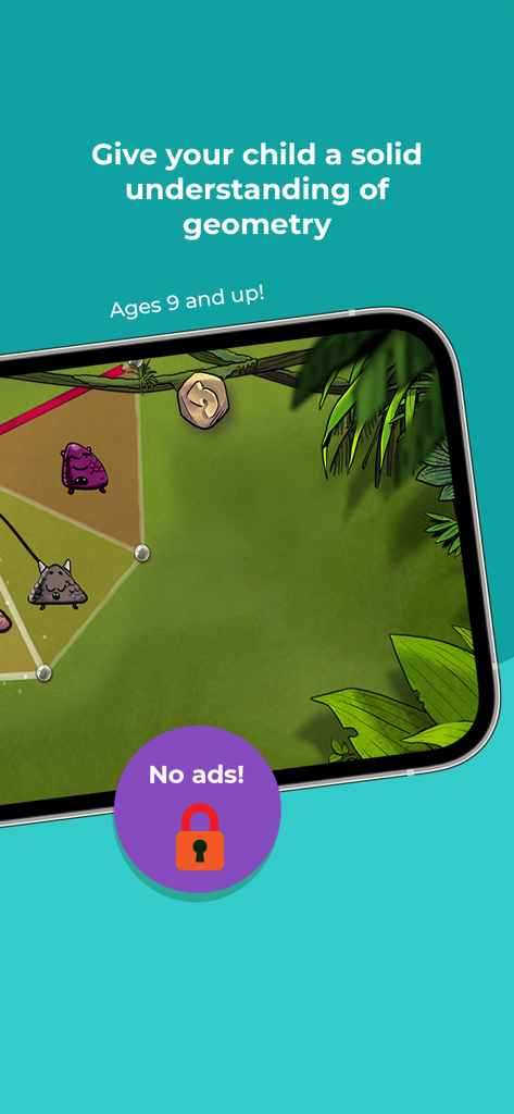 Kahoot! Geometry by DragonBox - Gameplay of Kahoot! Geometry by DragonBox showing educational puzzles and shapes for ages nine and up with no ads