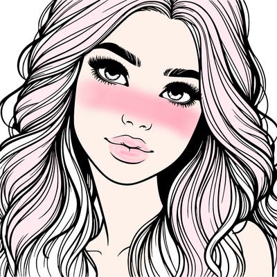 beautiful realistic girl