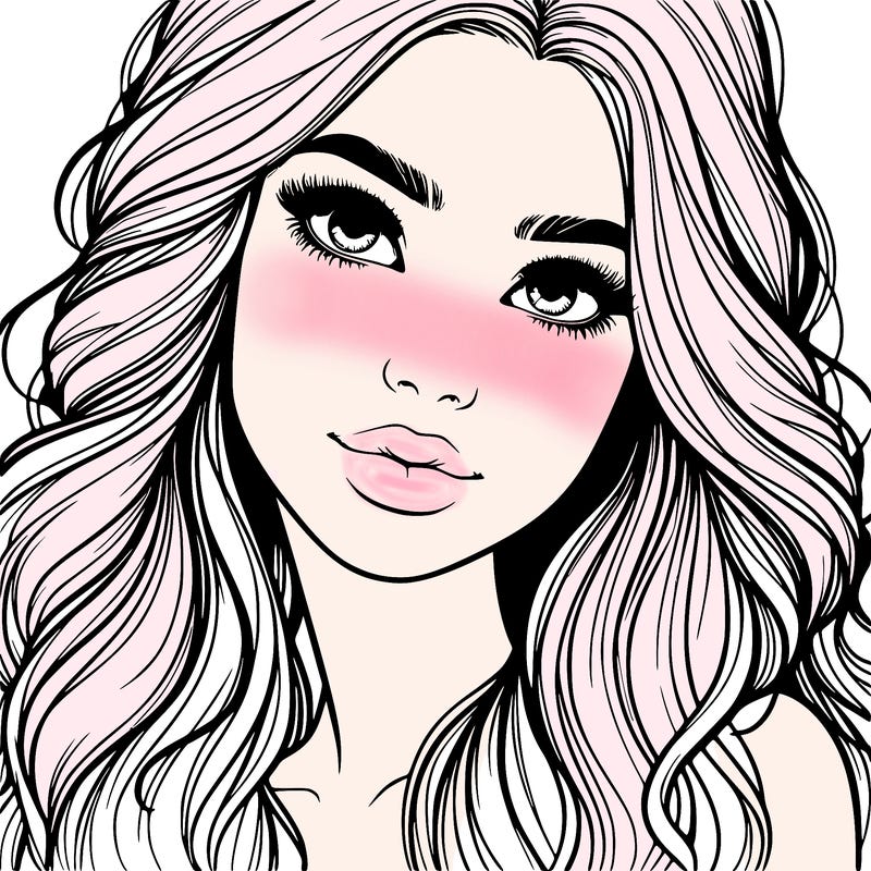 beautiful realistic girl