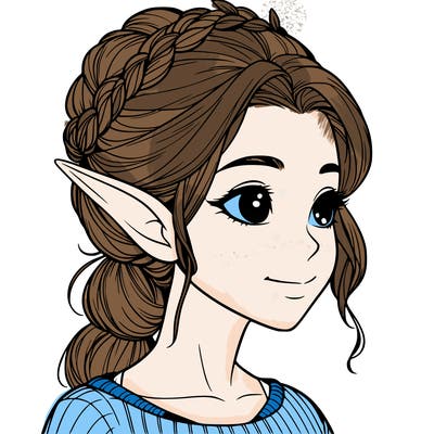 realistic girl elf