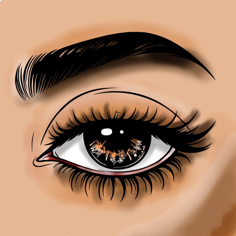 eye closed realistic