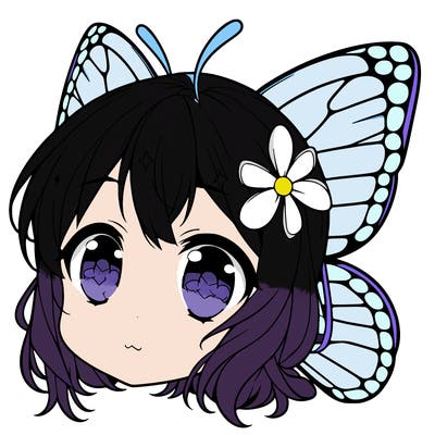 anime style butterfly