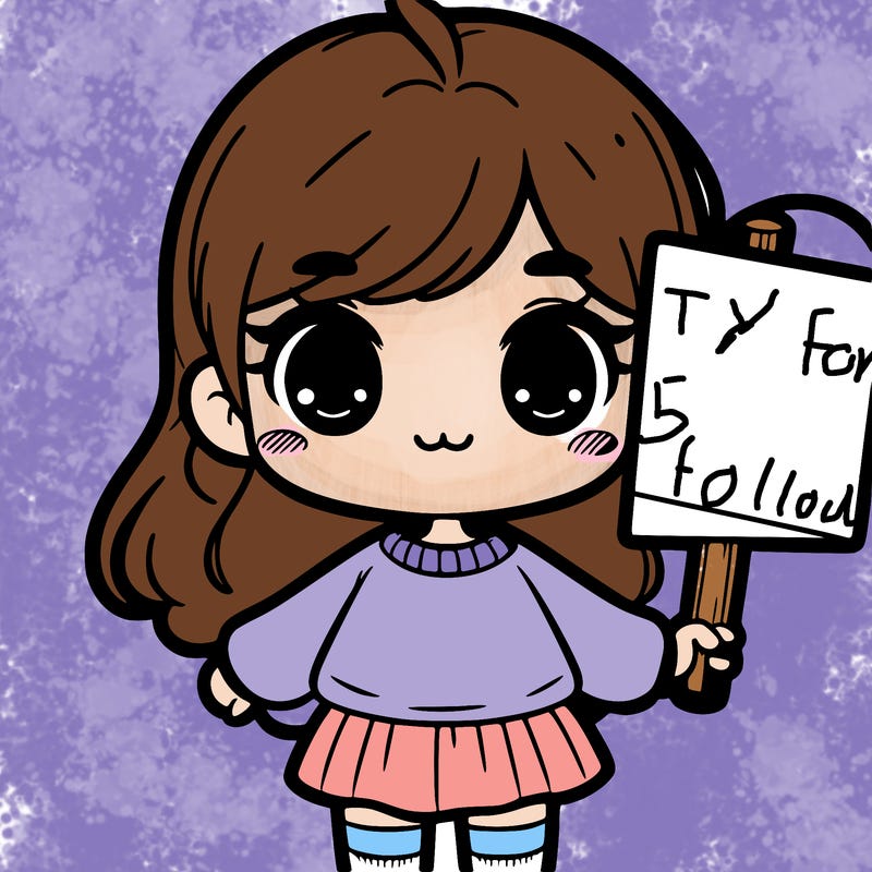 girl holding a sign