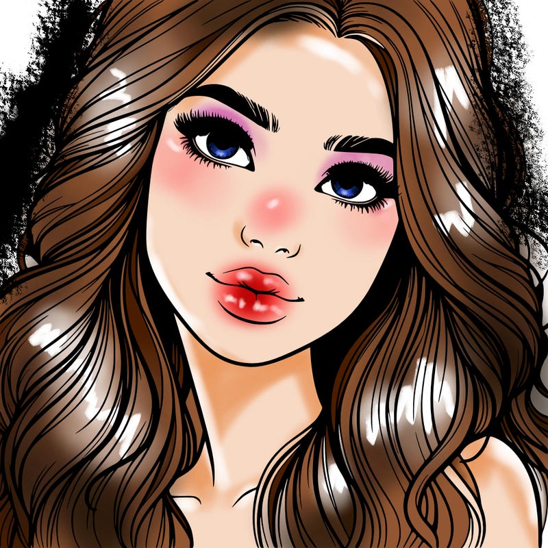 beautiful realistic girl