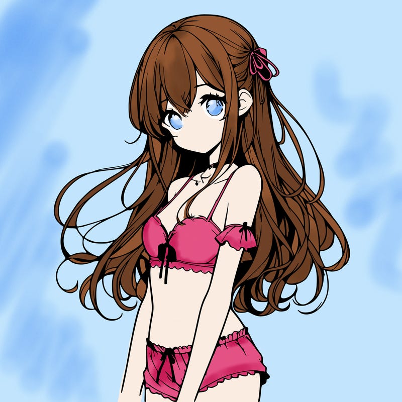 realistic manga character beautiful girl body