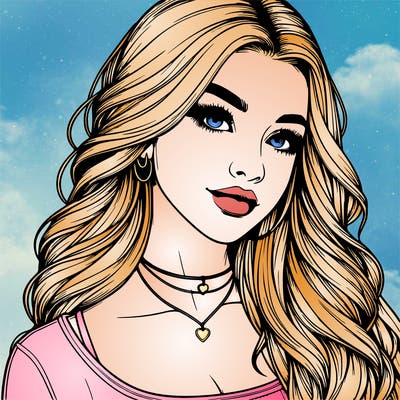 detailed realistic girl