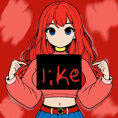 girl holding a blank sign in a long sleeve crop top