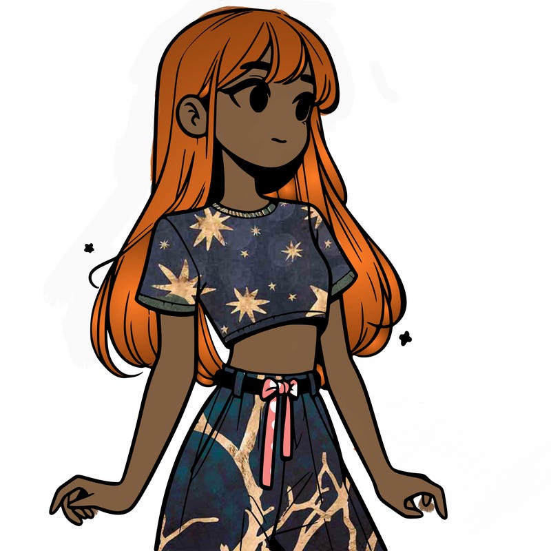 girl in a cute crop top