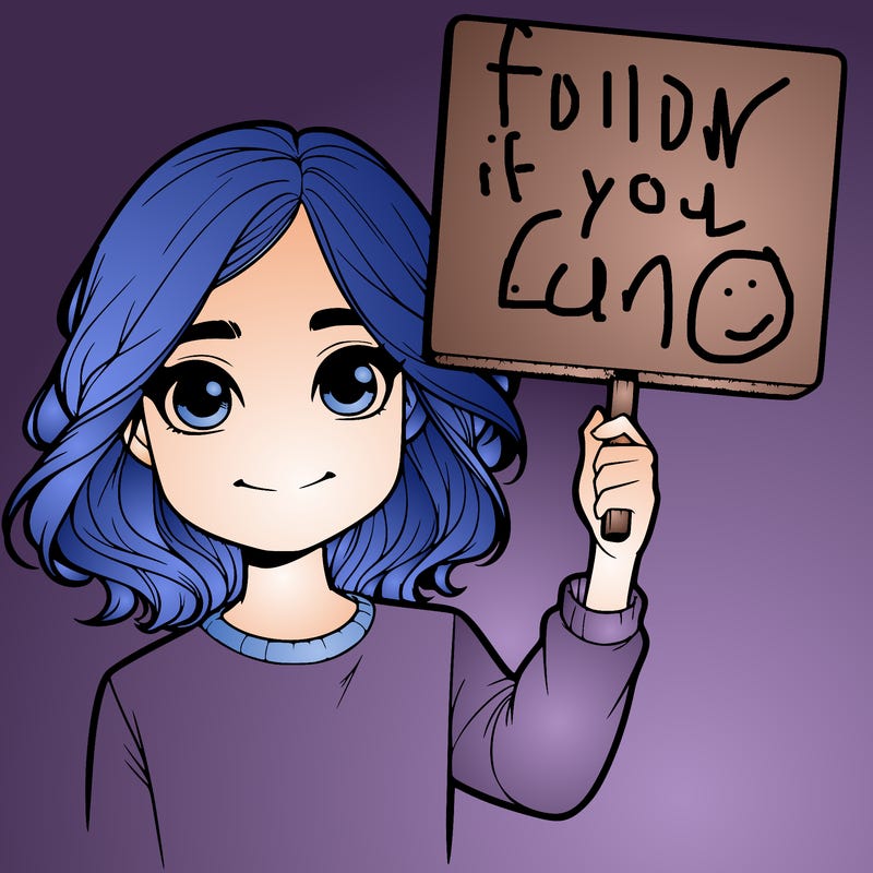 realistic girl holding up a sign