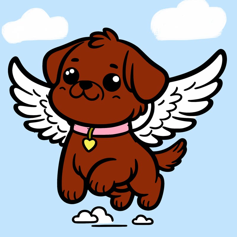 dog with wings