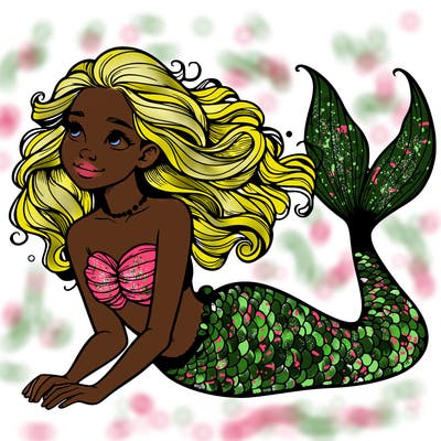 a realistic mermaid