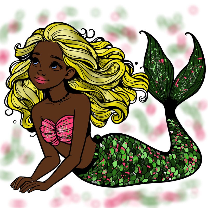 a realistic mermaid