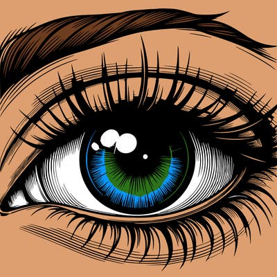 realistic eye