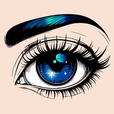 realistic eye
