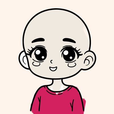 girl with no hair