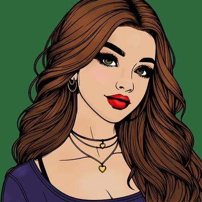 detailed realistic girl