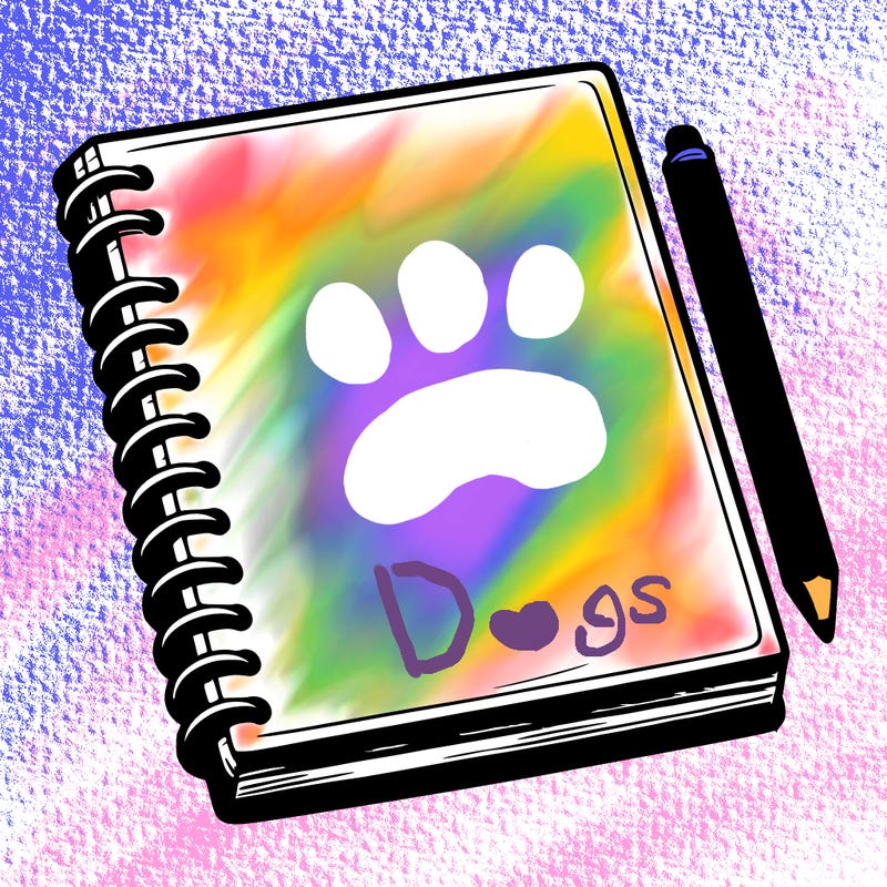 realistic blank sketch pad